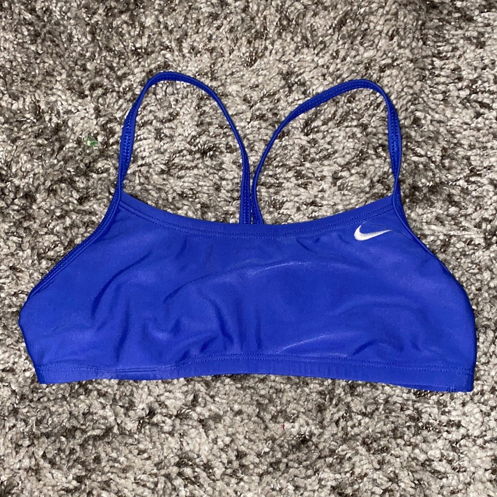 Nike blue Swim Top / Sports bra